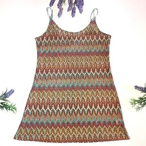 WallpapHER Tank Top Size Medium Jewel Tones